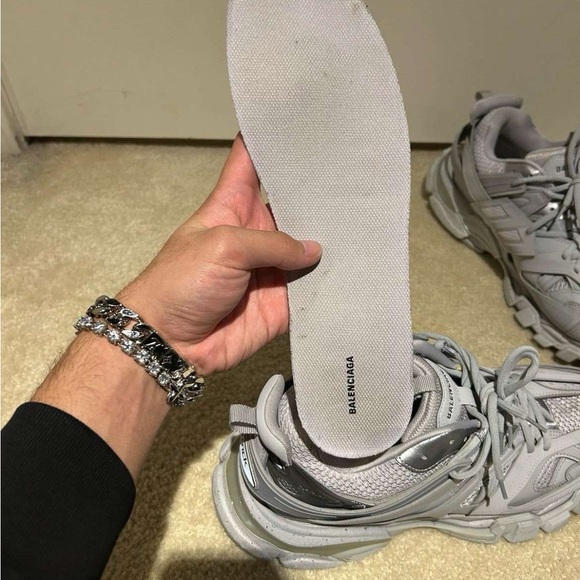 Balenciaga Gray Track Sneakers - Picture 8 of 10